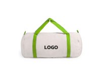 Sportzak duffel promotieartikel - met gekleurde handvatten