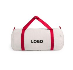 Promotional duffle sports bag - colorful handles