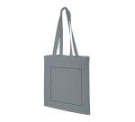 Sac couleur en coton publicitaire totebag 140 g/m² - anses longues - 10 L - marquage 1 couleur