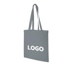 Sac couleur en coton publicitaire totebag 140 g/m² - anses longues - 10 L - marquage 1 couleur