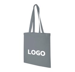Publicity cotton tote bag in 140 g/m² color - long handles - 10 L - single-color printing