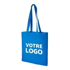 Sac couleur en coton publicitaire totebag 140 g/m² - anses longues - 10 L