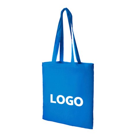 Sac couleur en coton publicitaire totebag 140 g/m² - anses longues - 10 L - marquage 1 couleur