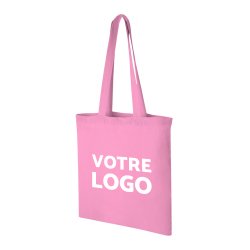 Sac couleur en coton publicitaire totebag 140 g/m² - anses longues - 10 L - marquage 1 couleur