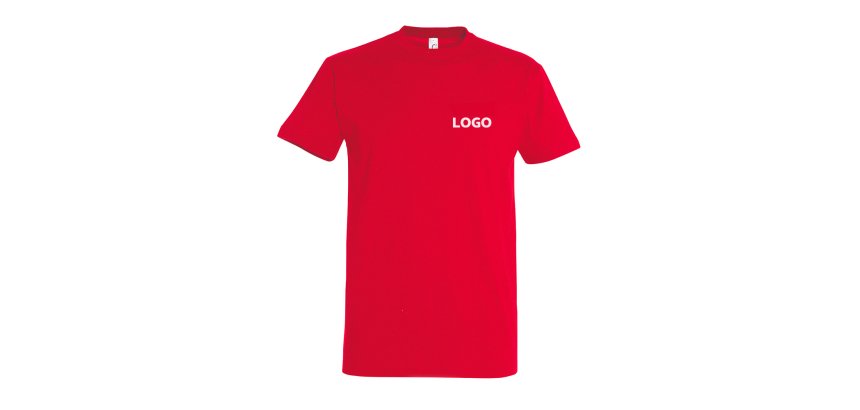 T-shirt manches courtes publicitaires SOL’S – 190 g/m² - marquage 1 couleur