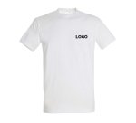T-shirt publicitaires SOL’S with short sleeves - 190 g/m² - 1 color printing