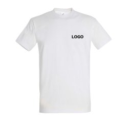 T-shirt manches courtes publicitaires SOL’S – 190 g/m² - marquage 1 couleur
