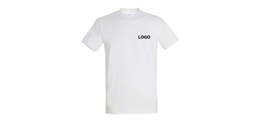 T-shirt Werbe Kurzarm SOL'S - 190 g / m² - 1 Farbdruck