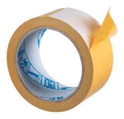 Ruban adhésif double face Geko, polypropylène 50 mm x 25 m