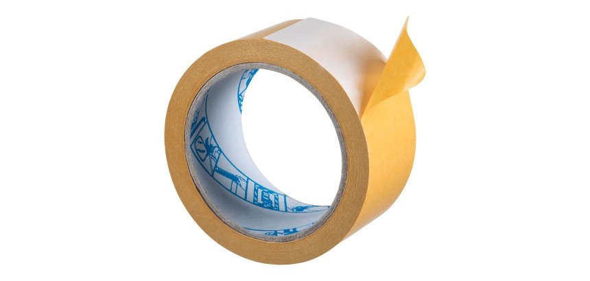 Ruban adhésif double face Geko, polypropylène 50 mm x 25 m