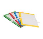 Pochette archives à soufflet Fast grande capacité à sangle dos 10 cm couleurs assorties