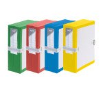 Pochette archives à soufflet Fast grande capacité à sangle dos 10 cm couleurs assorties