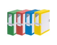 Pochette archives à soufflet Fast grande capacité à sangle dos 10 cm couleurs assorties