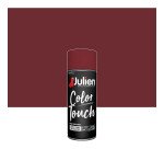 Peinture satinée multi-supports Color Touch Julien - Aérosol de 400 ml, rouge basque RAL 3004