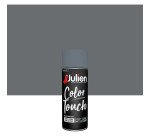 Peinture satinée multi-supports Color Touch Julien - Aérosol de 400 ml, gris anthracite RAL 7031