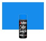 Peinture brillante multi-supports Color Touch Julien - Aérosol de 400 ml, bleu radieux RAL 5019