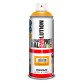 Peinture acrylique brillante Pintyplus Evolution - Aérosol de 400 ml, jaune melon RAL1028