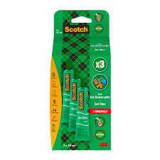 Colle gel tube Scotch permanente 30 ml - Lot de 3