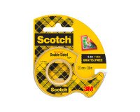 Dévidoir adhésif Scotch double face avec rouleau - Longueur 7,89 m