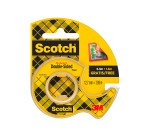 Dévidoir adhésif Scotch double face avec rouleau - Longueur 7,89 m