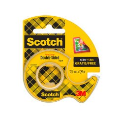 Doppelseitiges Scotch-Klebebandspender mit Rolle - Länge 7,89 m