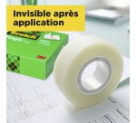 Pack de 5 rubans adhésifs Scotch Magic invisible - Largeur 19 mm x longueur 33 m + 1 offert