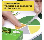 Pack de 5 rubans adhésifs Scotch Magic invisible - Largeur 19 mm x longueur 33 m + 1 offert