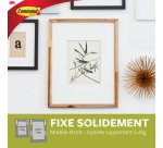 Languettes adhésives étroites Command 3M jusqu'à 5,4 kg - Blister de 4 x 2