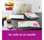 Notes repositionnables soulful Super Sticky Post-it - Lot de 4 + 2 offerts