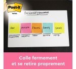 Z-notes repositionnables néon Super Sticky Post-it - Bloc de 100 feuilles