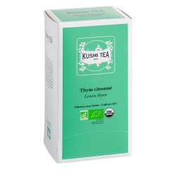 Infusion thym citronné Bio Kusmi Tea - Boîte de 25 sachets