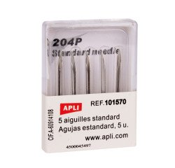 Standaard naald voor textielpistool APLI 101545 - doos van 5 stuks