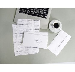 Étiquettes adresses multi-usages 70 x 70 mm Agipa 102167 blanches - Boîte de 1200