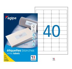 Etiquette adresse multi-usages Agipa