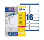 Etiquettes adresse/expédition laser 99,1 x 33,9 mm Avery blanche - Boîte de 240