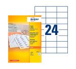Etiquette adresse 70 X 37 mm copieur Avery blanche - Boîte de 2400