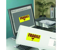 Removable label 99.1 x 38.1 mm laser Avery yellow - Box of 350