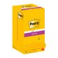 Post-it Super Sticky Notes 76 x 76 mm Ultra Yellow Square 12 Pads of 90 Sheets