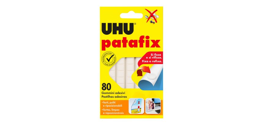UHU Glue strips Patafix White White 80 Pieces