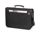 Cartella in tessuto - extra strong - nero - 44x31x20cm - City Time