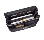 Cartella in tessuto - extra strong - nero - 44x31x20cm - City Time