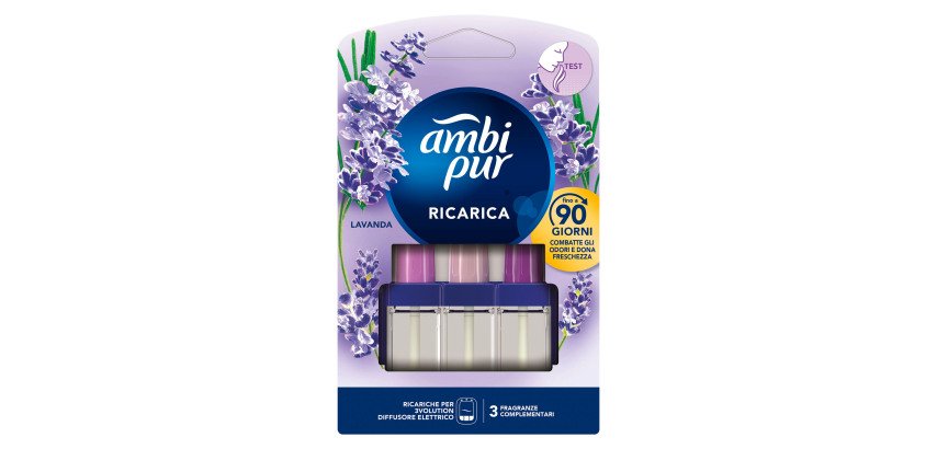 Ricarica per diffusore elettrico Ambipur 3volution - profumo lavanda - 3 pezzi