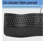 Clavier filaire ergonomique HP 485