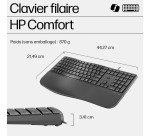 Clavier filaire ergonomique HP 485