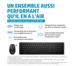 Ensemble clavier souris HP 655 - AZERTY