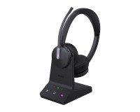 Wireless dual-ear headset with mic Yealink WH64 Teams 2 + base
