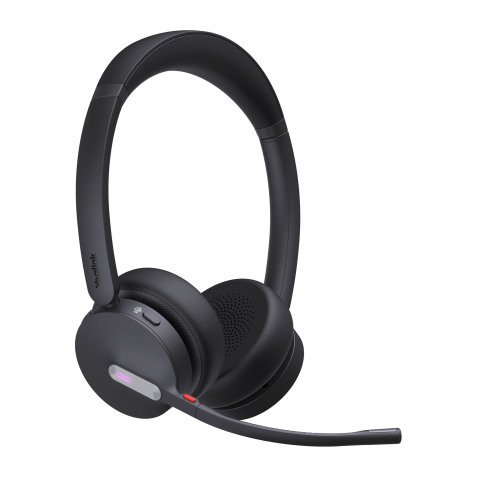 Draadloze Yealink WH64 Hybrid Dual Teams koptelefoon met microfoon