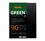 Spiraalschrift Rhodia Greenbook A4 + - 22,5 x 29,7 cm - 5 X 5 - 160 pagina's