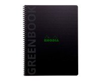 Cahier spirale Rhodia Greenbook A4+ - 22,5 x 29,7 cm - 5 X 5 - 160 pages