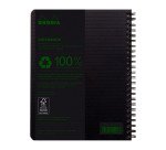 Cahier spirale Rhodia Greenbook A5+ -16 x 21 cm - 5 X 5 - 160 pages